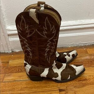 Idyllwind Tan and Cream Leather Boots